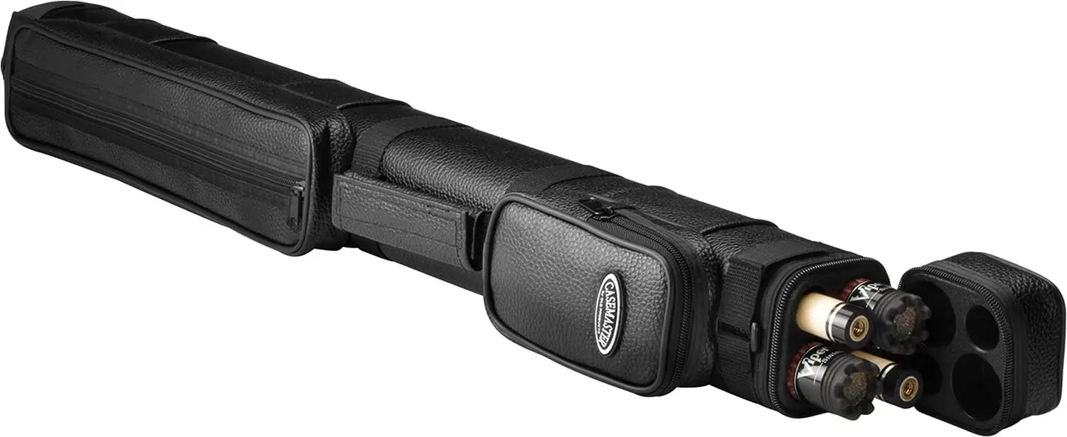 Classic Billiard/Pool Cue Hard Case, Holds 2 Complete 2-Piece Cues (2 Butt/2 Shaft), Black
Classic Billiard/Pool Cue Hard Case, Holds 2 Complete 2-Piece Cues (2 Butt/2 Shaft), Black