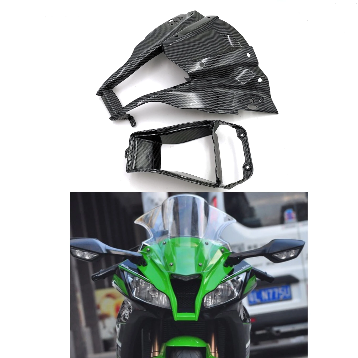 Углеродное волокно внешний вид передний верхний обтекатель Cowl комплект для Kawasaki Ninja ZX-10R ZX10R 2011 2012 2013 ZX 10R 11 12 13
Углеродное волокно внешний вид передний верхний обтекатель Cowl комплект для Kawasaki Ninja ZX-10R ZX10R 2011 2012 2013 ZX 10R 11 12 13