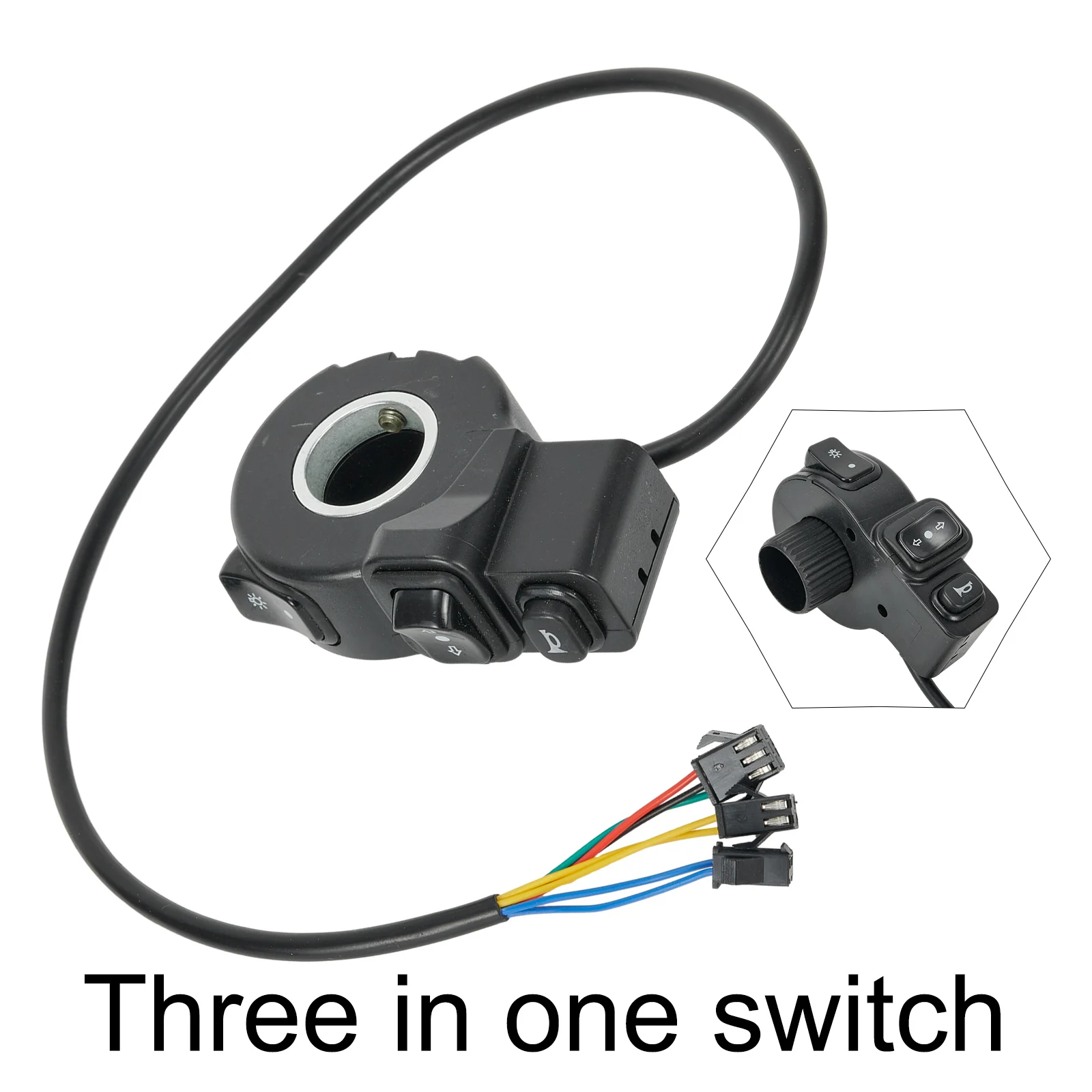 Premium Quality Handlebar Switch for Electric Bikes and Scooters, ABS Material, Black Color, 7/8 inch 22MM Application
Premium Quality Handlebar Switch for Electric Bikes and Scooters, ABS Material, Black Color, 7/8 inch 22MM Application