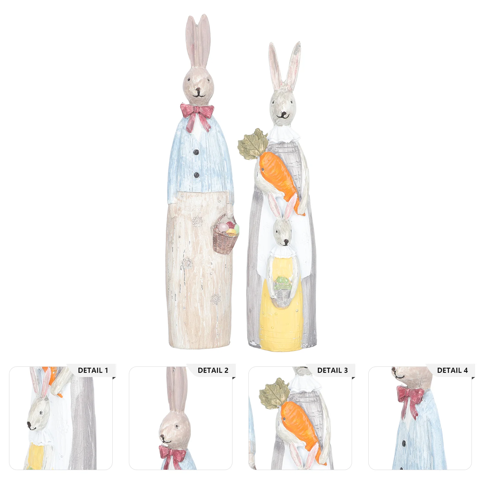 Rabbit Ornament Adorable Miniature Animals Statue Figurine Resin Lovers House Decorations Home
Rabbit Ornament Adorable Miniature Animals Statue Figurine Resin Lovers House Decorations Home