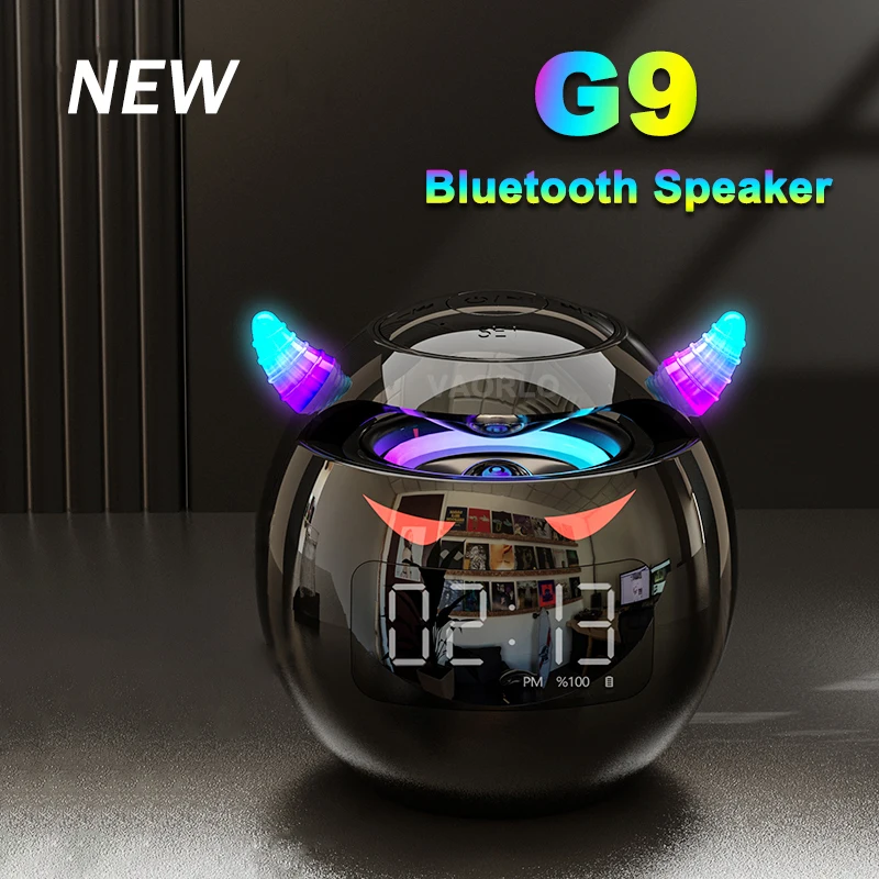 NEW Mini 5.1 Bluetooth Speaker LED Flash Bedside Alarm Clock Subwoofer Music TF Player With HD Mic Hands Free Calling G9
NEW Mini 5.1 Bluetooth Speaker LED Flash Bedside Alarm Clock Subwoofer Music TF Player With HD Mic Hands Free Calling G9