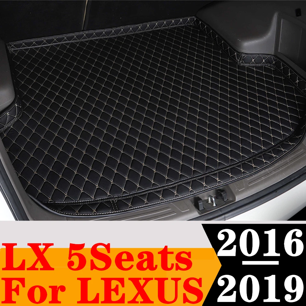 Sinjayer Car Trunk Mat ALL Weather Auto Tail Boot Luggage Pad Carpet High Side Cargo Liner Fit For LEXUS LX 5Seats 2016 17-2019
Sinjayer Car Trunk Mat ALL Weather Auto Tail Boot Luggage Pad Carpet High Side Cargo Liner Fit For LEXUS LX 5Seats 2016 17-2019