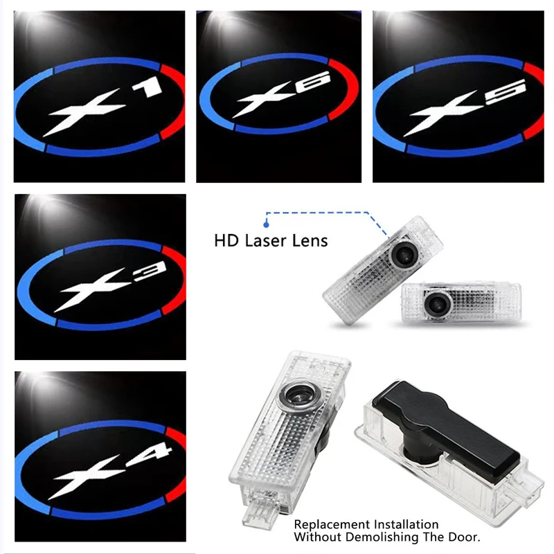 2Pcs LED Car Door Welcome Lights Courtesy Projector Shadow Lamp for X1 X2 X3 X4 X5 X6 X7 F48 F39 G01 F25 G02 G05 F15 G06 G07
2Pcs LED Car Door Welcome Lights Courtesy Projector Shadow Lamp for X1 X2 X3 X4 X5 X6 X7 F48 F39 G01 F25 G02 G05 F15 G06 G07