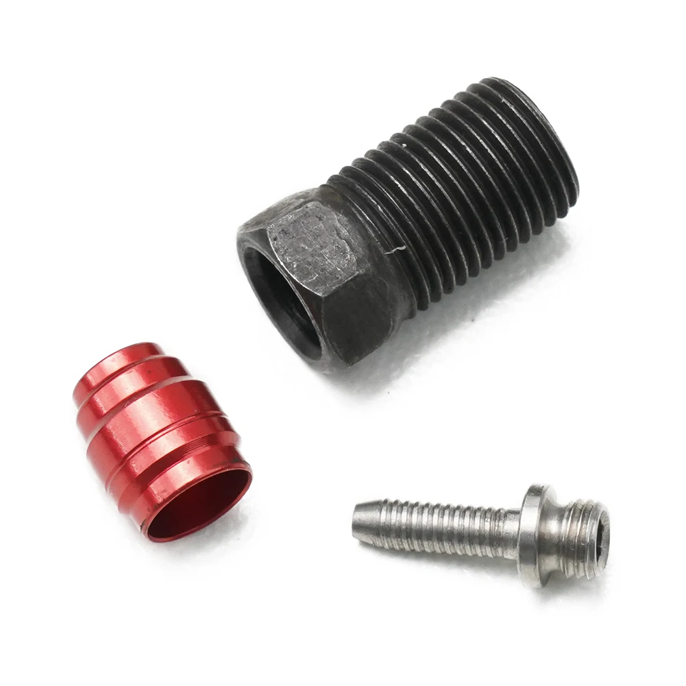 Useful 1 X Olive 1 X Insert 1 X Connecting Nut 10x2.125(57-152) Bicycle Disc Brake Black+Red For-SRAM Avid Metel
Useful 1 X Olive 1 X Insert 1 X Connecting Nut 10x2.125(57-152) Bicycle Disc Brake Black+Red For-SRAM Avid Metel