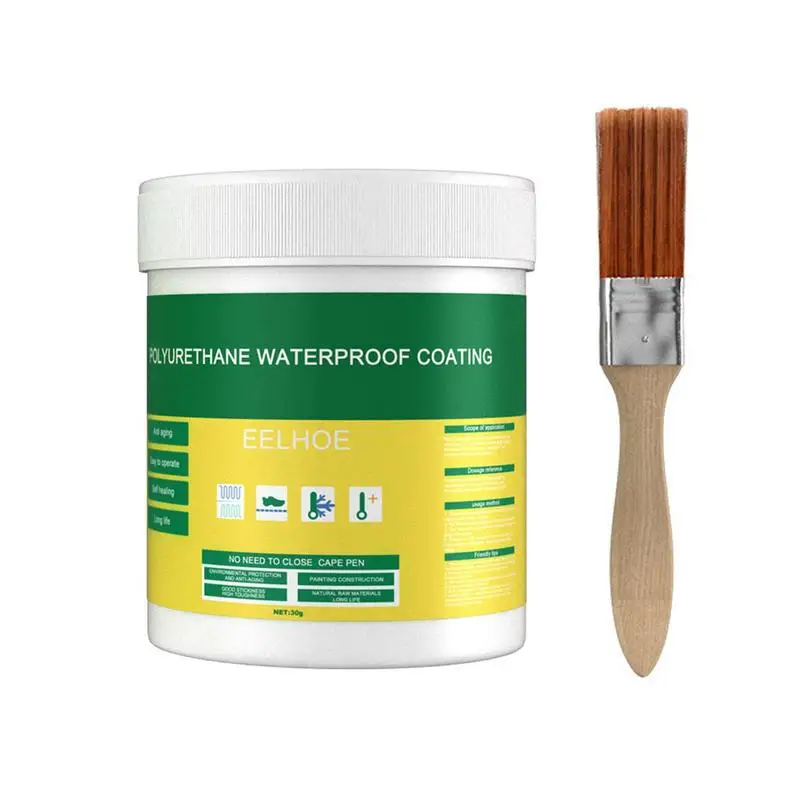 Waterproof Invisible Paste Sealant Mighty Polyurethane Glue With Brush Adhesive Repair Tool Leak-Proof Coating For Home Bathroom
Waterproof Invisible Paste Sealant Mighty Polyurethane Glue With Brush Adhesive Repair Tool Leak-Proof Coating For Home Bathroom