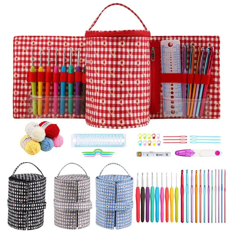 Crochet Yarn Kits Knitting Starting Kit Reusable Ergonomic Knitting & Crochet Supplies Beginner Crochet Kit For Crocheting Kids 
Crochet Yarn Kits Knitting Starting Kit Reusable Ergonomic Knitting & Crochet Supplies Beginner Crochet Kit For Crocheting Kids