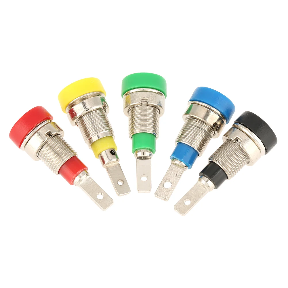 5PCS Mixed Color Banana Socket 2.0mm Jack for Panel Mounting Test Probes panel panel
5PCS Mixed Color Banana Socket 2.0mm Jack for Panel Mounting Test Probes panel panel