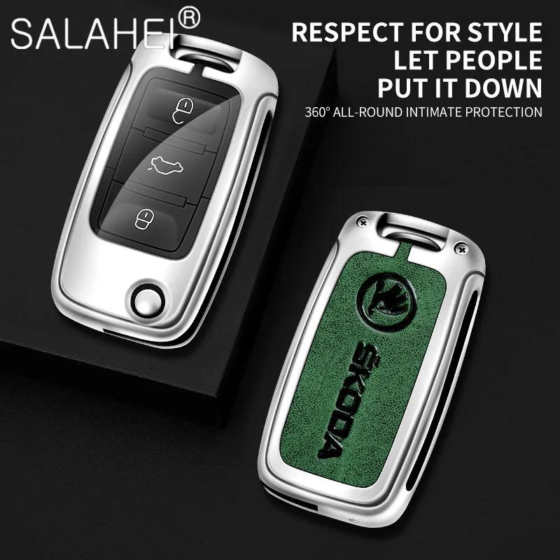 Metal&Leather Car Key Case Cover Holder Bag Protection Fob For Skoda Octavia A5 A7 Superb Kodiaq Fabia Auto Keychain Accessories
Metal&Leather Car Key Case Cover Holder Bag Protection Fob For Skoda Octavia A5 A7 Superb Kodiaq Fabia Auto Keychain Accessories