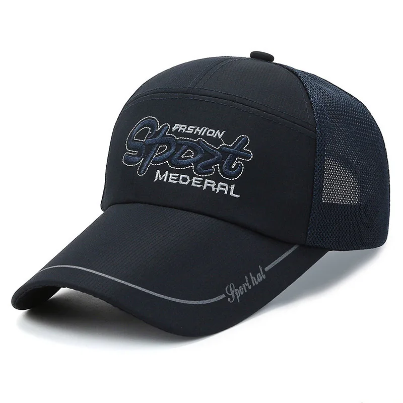 Quick Dry Men Black Baseball Cap Letter Embroidery Caps Summer Outdoor Sports Sun Hat Man Breathable Mesh Cool Golf Fishing Hats
Quick Dry Men Black Baseball Cap Letter Embroidery Caps Summer Outdoor Sports Sun Hat Man Breathable Mesh Cool Golf Fishing Hats