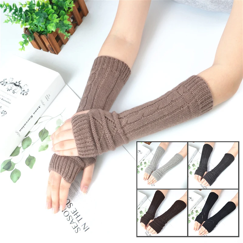 1pair Unisex Mitten Sleeve Women Driving Gloves Women Keep Warm Knitted Long Fingerless Gloves Girls Black Fashion Goth Gloves
1pair Unisex Mitten Sleeve Women Driving Gloves Women Keep Warm Knitted Long Fingerless Gloves Girls Black Fashion Goth Gloves