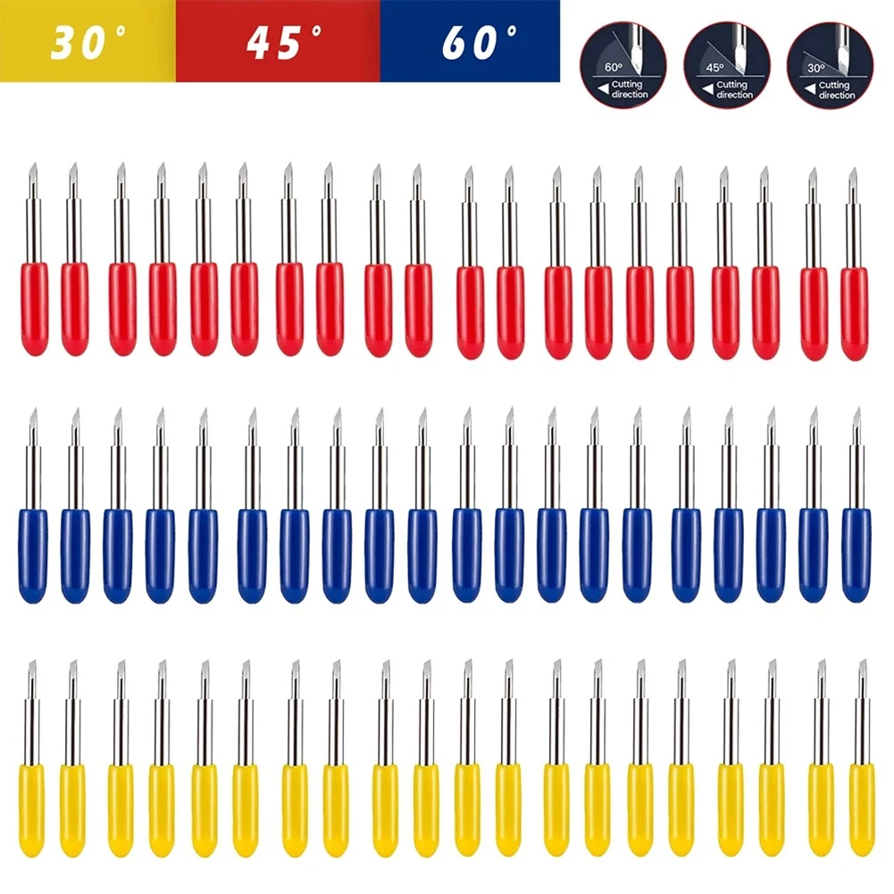20pcs 30/45/60 Degrees Replacement Blades For Roland Cricut Plotter Cutter Blade Hand Tools Cutting Tools Workshop Equipment
20pcs 30/45/60 Degrees Replacement Blades For Roland Cricut Plotter Cutter Blade Hand Tools Cutting Tools Workshop Equipment