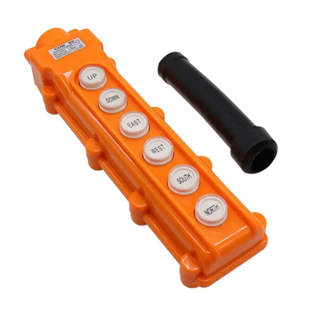 1pc COB63 Hoist Push Button Switch Rainproof 6 Ways AC 200/500V Orange
1pc COB63 Hoist Push Button Switch Rainproof 6 Ways AC 200/500V Orange