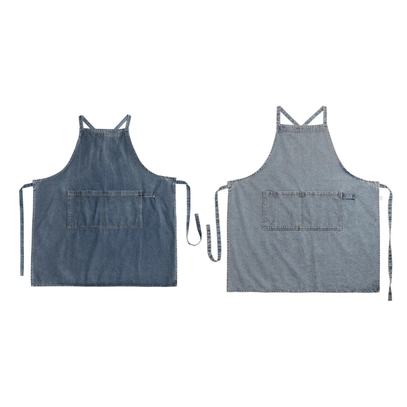Jean Apron with Pockets for Men Women for Kitchen Cooking Gardening Painting
Jean Apron with Pockets for Men Women for Kitchen Cooking Gardening Painting