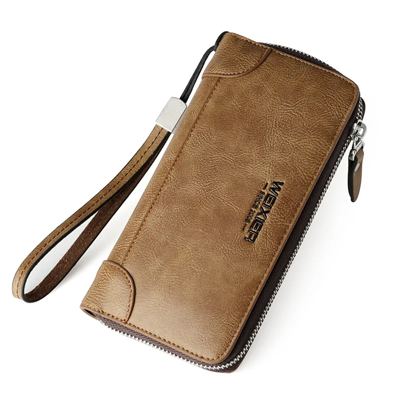 New PU Wallet Men's Zipper Wallet Business Clutch Bag Mobile Phone Coin Storage Bag Hot Sale
New PU Wallet Men's Zipper Wallet Business Clutch Bag Mobile Phone Coin Storage Bag Hot Sale