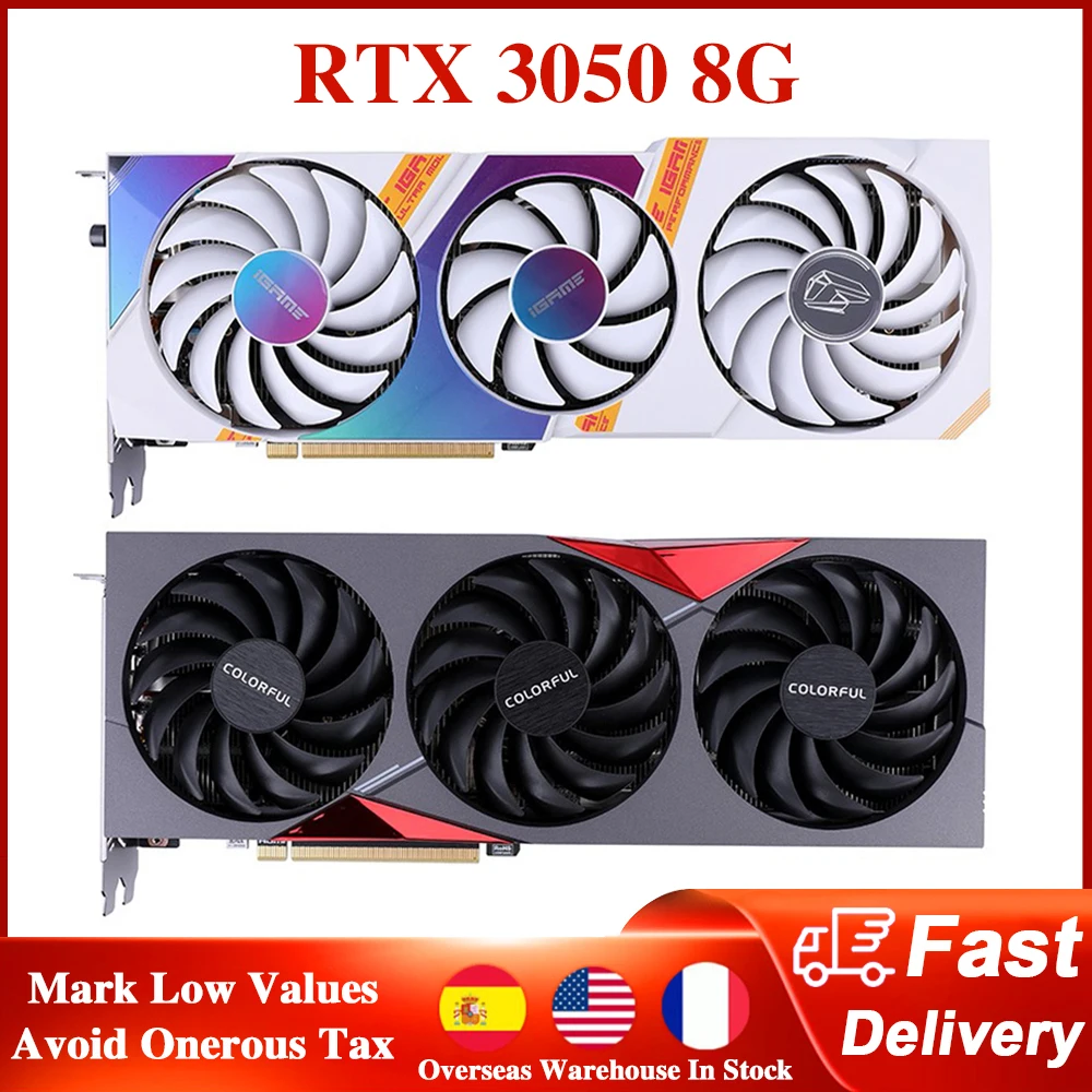 Видеокарта GeForce RTX 3050 8G 1552-1860 МГц 2560 CUDA GDDR6 128 бит 3 * DP + 1 * HDMI-совместимая видеокарта RTX3050 Ultra W OC 8G
Видеокарта GeForce RTX 3050 8G 1552-1860 МГц 2560 CUDA GDDR6 128 бит 3 * DP + 1 * HDMI-совместимая видеокарта RTX3050 Ultra W OC 8G