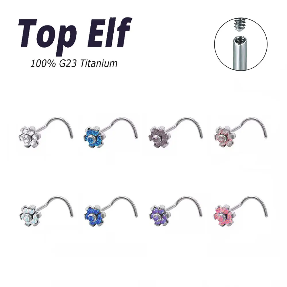 ASTM F136 Titanium Nose Piercings Crystal Scew Ring Nostril Piercings Nariz Stud Earrings Body Jewelry Piercing Women
ASTM F136 Titanium Nose Piercings Crystal Scew Ring Nostril Piercings Nariz Stud Earrings Body Jewelry Piercing Women