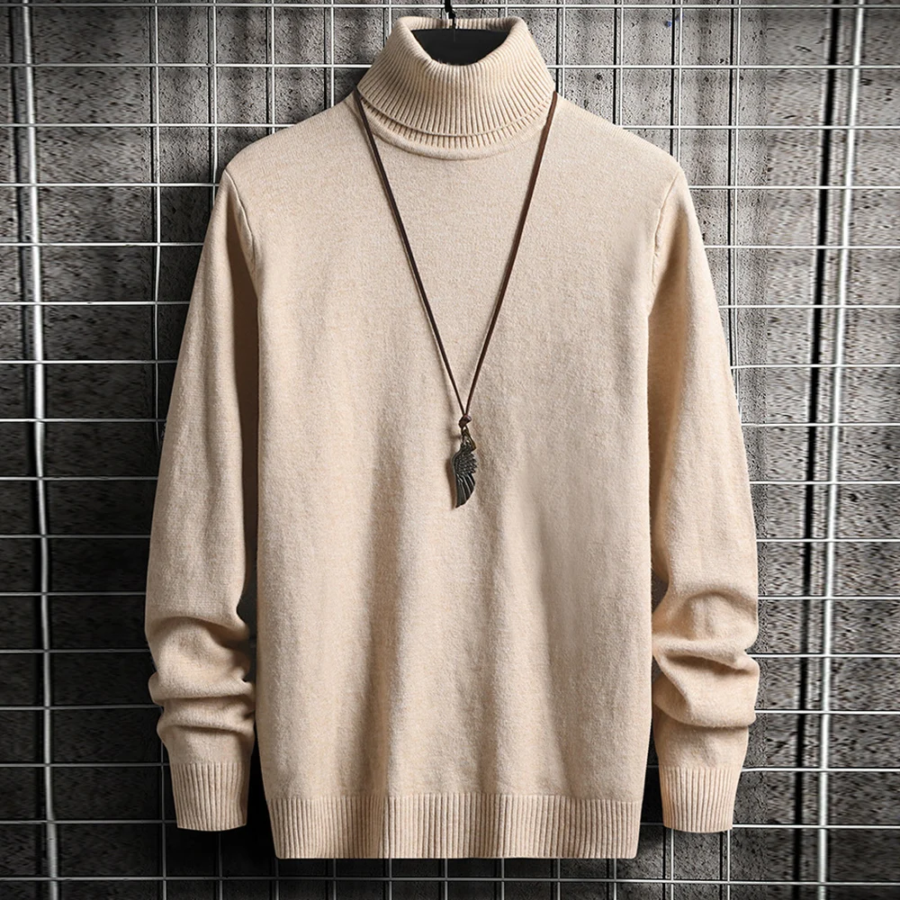 Men Winter Warm Turtleneck Pullover Long Sleeve High Collar Sweater Jumper Winter Knitted Tops High Neck Male Christmas Jumpers
Men Winter Warm Turtleneck Pullover Long Sleeve High Collar Sweater Jumper Winter Knitted Tops High Neck Male Christmas Jumpers