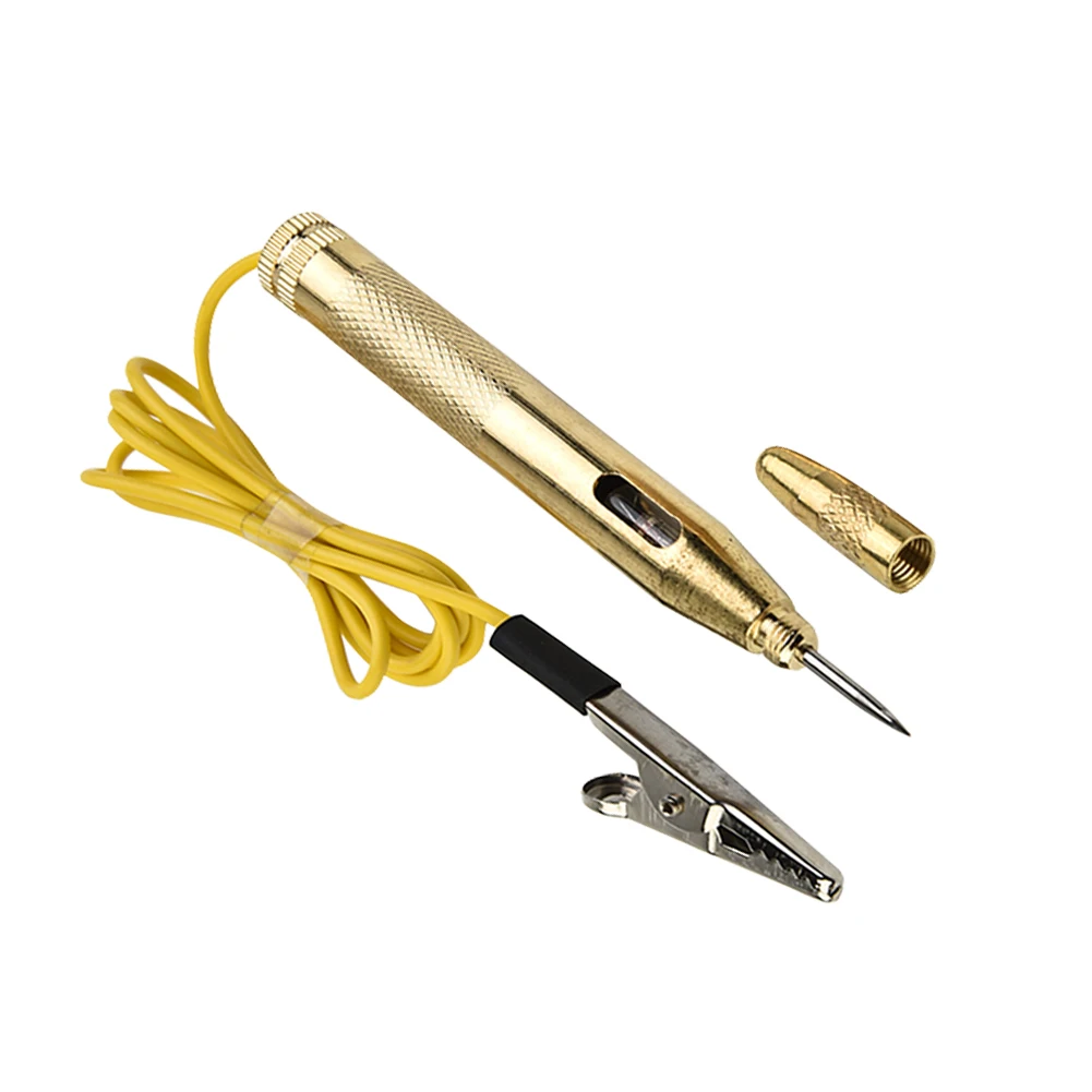 Practical New Test pens Car Circuit Fuse Electrical Testers Voltage Tester 6V/12V/24V Probe Pen Pencil Test Light
Practical New Test pens Car Circuit Fuse Electrical Testers Voltage Tester 6V/12V/24V Probe Pen Pencil Test Light