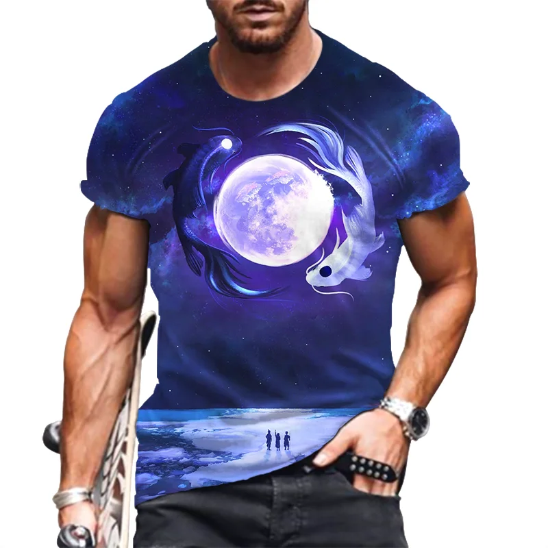 3D Cartoon Pattern Print Streetwear Men's T-Shirts 6XL Big Size Loose Casual Tops Short Sleeve Round-Neck Oversized T-Shirt Tee
3D Cartoon Pattern Print Streetwear Men's T-Shirts 6XL Big Size Loose Casual Tops Short Sleeve Round-Neck Oversized T-Shirt Tee