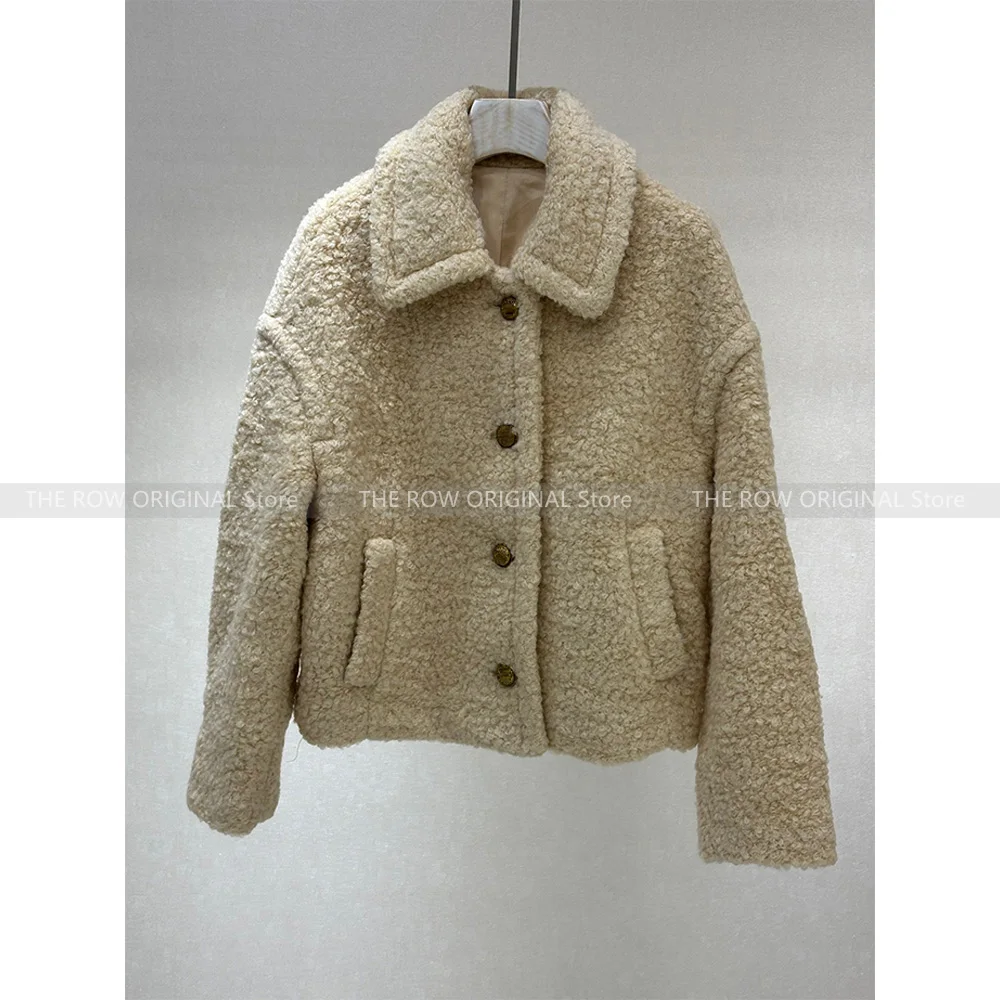 23 Years autumn and winter ageing plush fluffy lapel single-breasted loose thickened warm short/long lamb wool coat women
23 Years autumn and winter ageing plush fluffy lapel single-breasted loose thickened warm short/long lamb wool coat women
