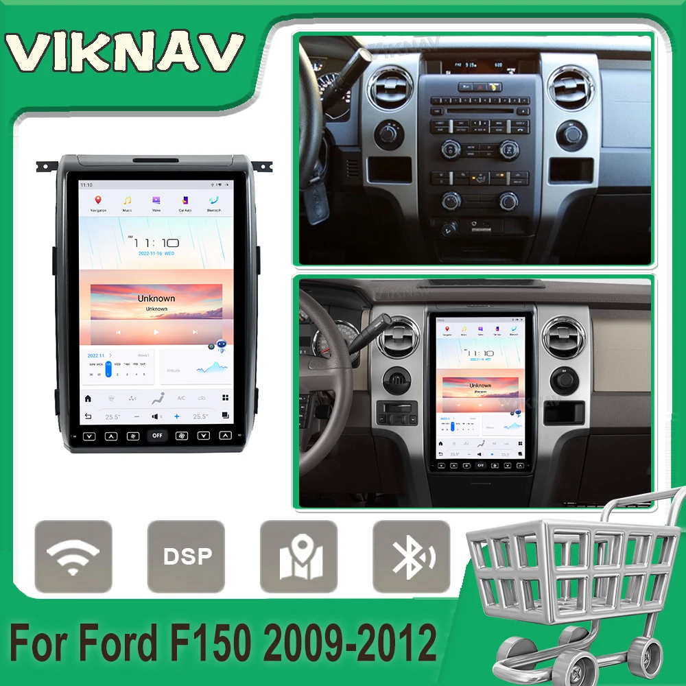 Автомагнитола на Android с сенсорным ЖК-дисплеем HD для Ford F150 2009-2012, вертикальный экран, Carplay, GPS-навигация, мультимедийный плеер
Автомагнитола на Android с сенсорным ЖК-дисплеем HD для Ford F150 2009-2012, вертикальный экран, Carplay, GPS-навигация, мультимедийный плеер
