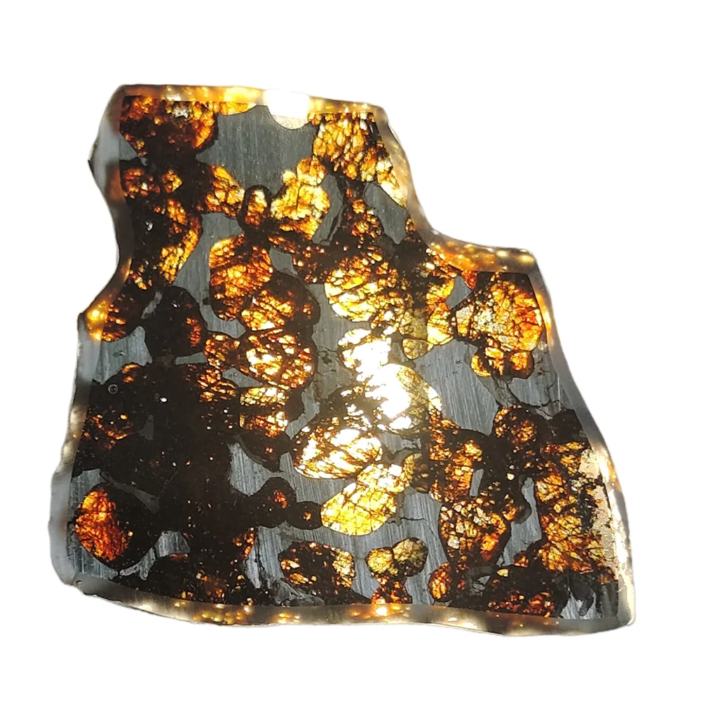 25.9g SERICHO Pallasite Natural Meteorite Material Slices Olive Meteorite Slices Specimen Collection - From Kenya - QA327
25.9g SERICHO Pallasite Natural Meteorite Material Slices Olive Meteorite Slices Specimen Collection - From Kenya - QA327