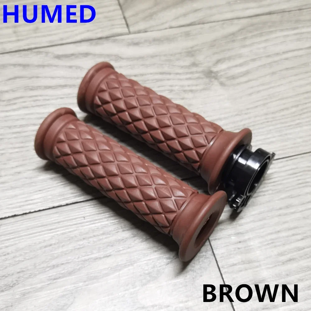 Ручка руля мотоцикла, ручка дроссельной заслонки мотоцикла, универсальная 22 мм, ретро, 7/8 дюйма, ручки для мотоцикла 
Ручка руля мотоцикла, ручка дроссельной заслонки мотоцикла, универсальная 22 мм, ретро, 7/8 дюйма, ручки для мотоцикла