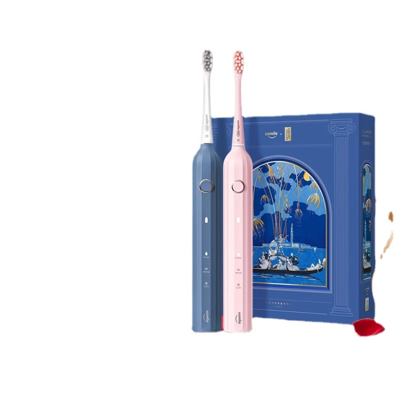 Electric Toothbrush Men and Women Adult Charging Sonic Automatic Soft Fur Couple Roman Column Gift Box
Electric Toothbrush Men and Women Adult Charging Sonic Automatic Soft Fur Couple Roman Column Gift Box
