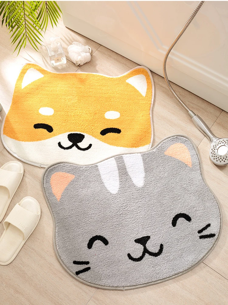 Bath Mat Non-Slip Water Absorption Bath Rug Cartoon Cute Dog Cat Kitchen Pad Household Comfort Carpet Home Toilet Bathroom Mats
Bath Mat Non-Slip Water Absorption Bath Rug Cartoon Cute Dog Cat Kitchen Pad Household Comfort Carpet Home Toilet Bathroom Mats