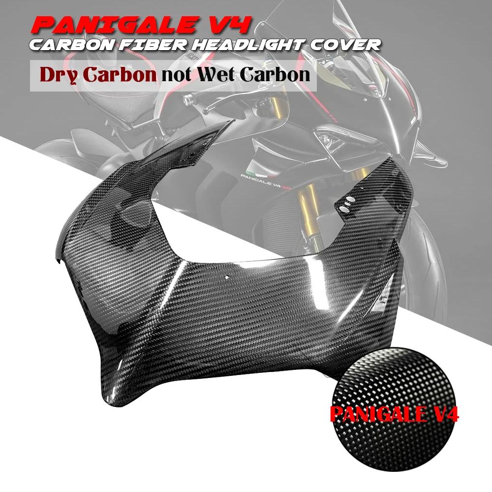 Передняя обтекатель из углеродного волокна для Ducati Panigale V4 V4R/S 2018-2020, Мотоциклетные аксессуары, верхняя обтекатель 
Передняя обтекатель из углеродного волокна для Ducati Panigale V4 V4R/S 2018-2020, Мотоциклетные аксессуары, верхняя обтекатель