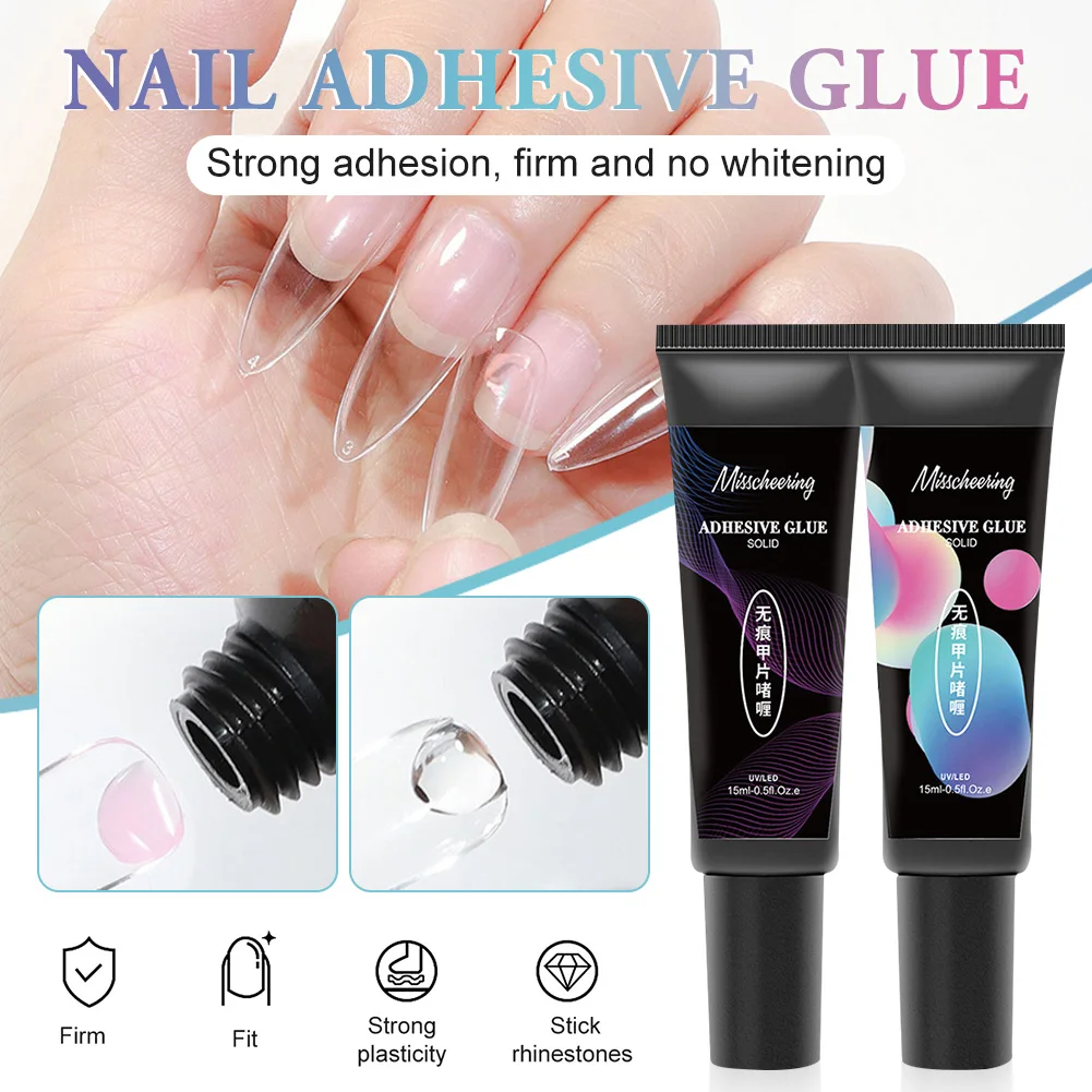 New 30ml Nail Glue Nail Extension Gel UV/LED Fast Drying Solid Nail Adhesive Glue Gel For Fake Nails Rhinestones Manicure Tool
New 30ml Nail Glue Nail Extension Gel UV/LED Fast Drying Solid Nail Adhesive Glue Gel For Fake Nails Rhinestones Manicure Tool