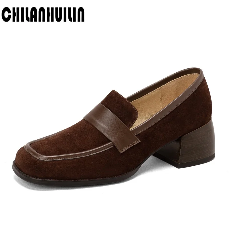 classic pumps high-quality genuine leather high heels pumps women shoes sexy pumps black brown shoes ladies party dress OL shoes
classic pumps high-quality genuine leather high heels pumps women shoes sexy pumps black brown shoes ladies party dress OL shoes