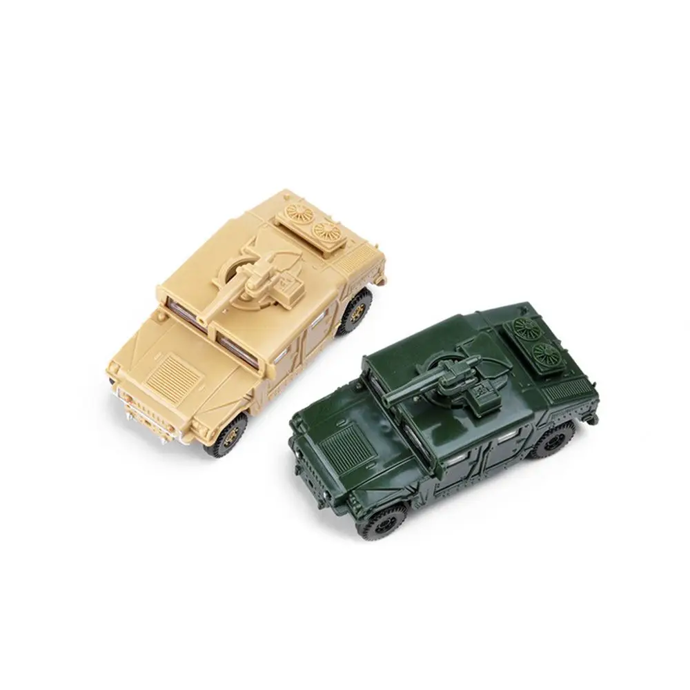 

Детский подарок «сделай сам», 1:72 сборные модели, строительные комплекты, модель автомобиля Humvee, армейский автомобиль, оружие, пластиковые игрушки