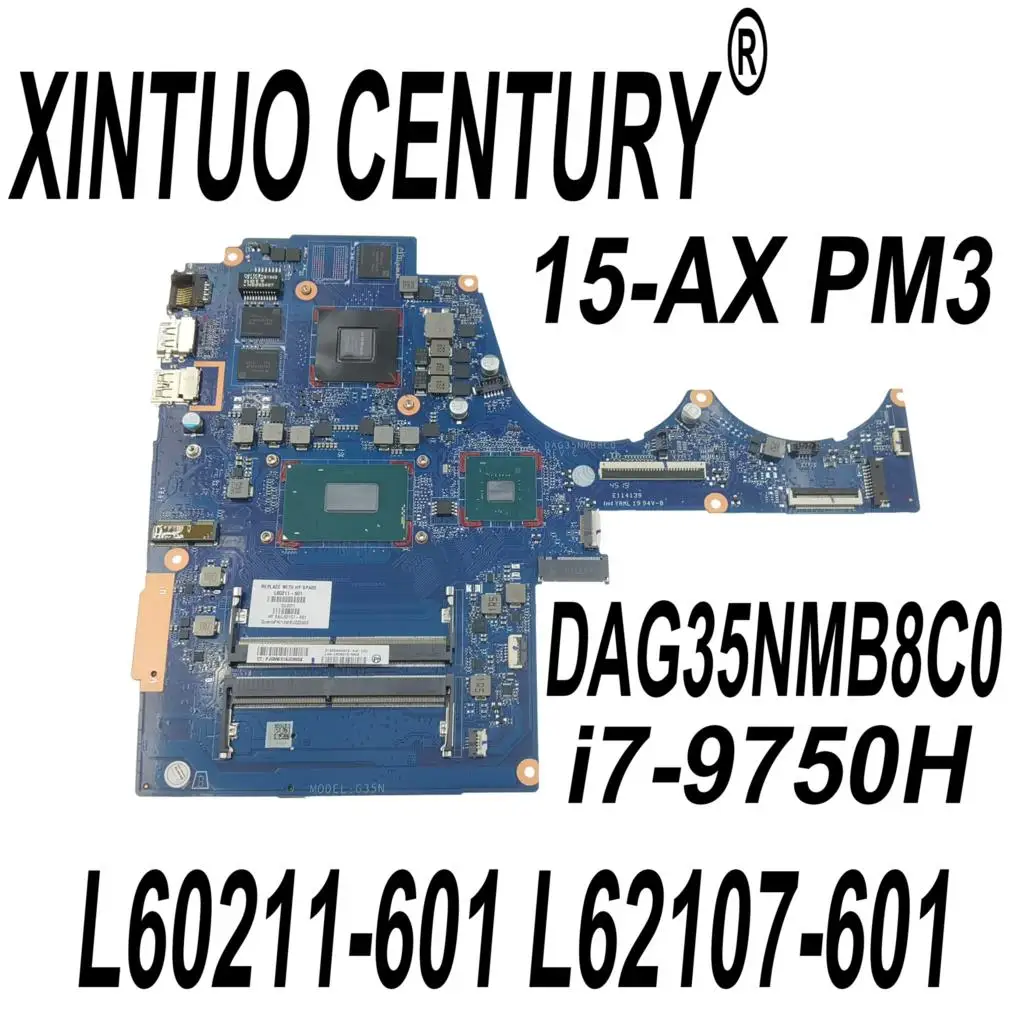 L60211-601 L62107-601 L30703-001 For HP 15-AX Laptop Motherboard DAG35NMB8C0 SRF6U i7-9750H N17P-G0-K1-A1 DDR4 100% Tested
L60211-601 L62107-601 L30703-001 For HP 15-AX Laptop Motherboard DAG35NMB8C0 SRF6U i7-9750H N17P-G0-K1-A1 DDR4 100% Tested