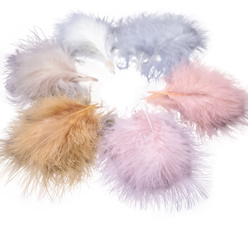 100PCS Fluffy Natural Marabou Feathers Multicolor Turkey Feather 10-15cm for DIY Crafts Jewelry Hat Accessory Plumes Decoration
100PCS Fluffy Natural Marabou Feathers Multicolor Turkey Feather 10-15cm for DIY Crafts Jewelry Hat Accessory Plumes Decoration
