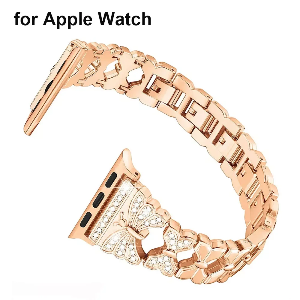 Браслет Регулируемый для Apple Watch Series 7, металлический браслет для женщин, украшенный стразами, для iWatch 45 мм 41 мм 44 мм 40 мм 42 мм 38 мм
Браслет Регулируемый для Apple Watch Series 7, металлический браслет для женщин, украшенный стразами, для iWatch 45 мм 41 мм 44 мм 40 мм 42 мм 38 мм