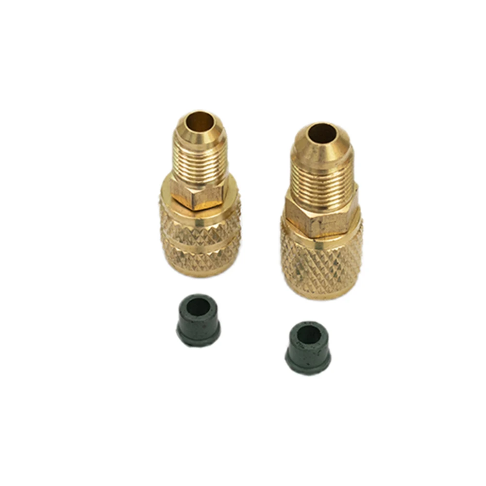 2x R410a AC Refrigerant Adapter 5/16\" 1/4\" SAE Male Female For Valve System Tool Air-conditioning Installation
2x R410a AC Refrigerant Adapter 5/16\" 1/4\" SAE Male Female For Valve System Tool Air-conditioning Installation