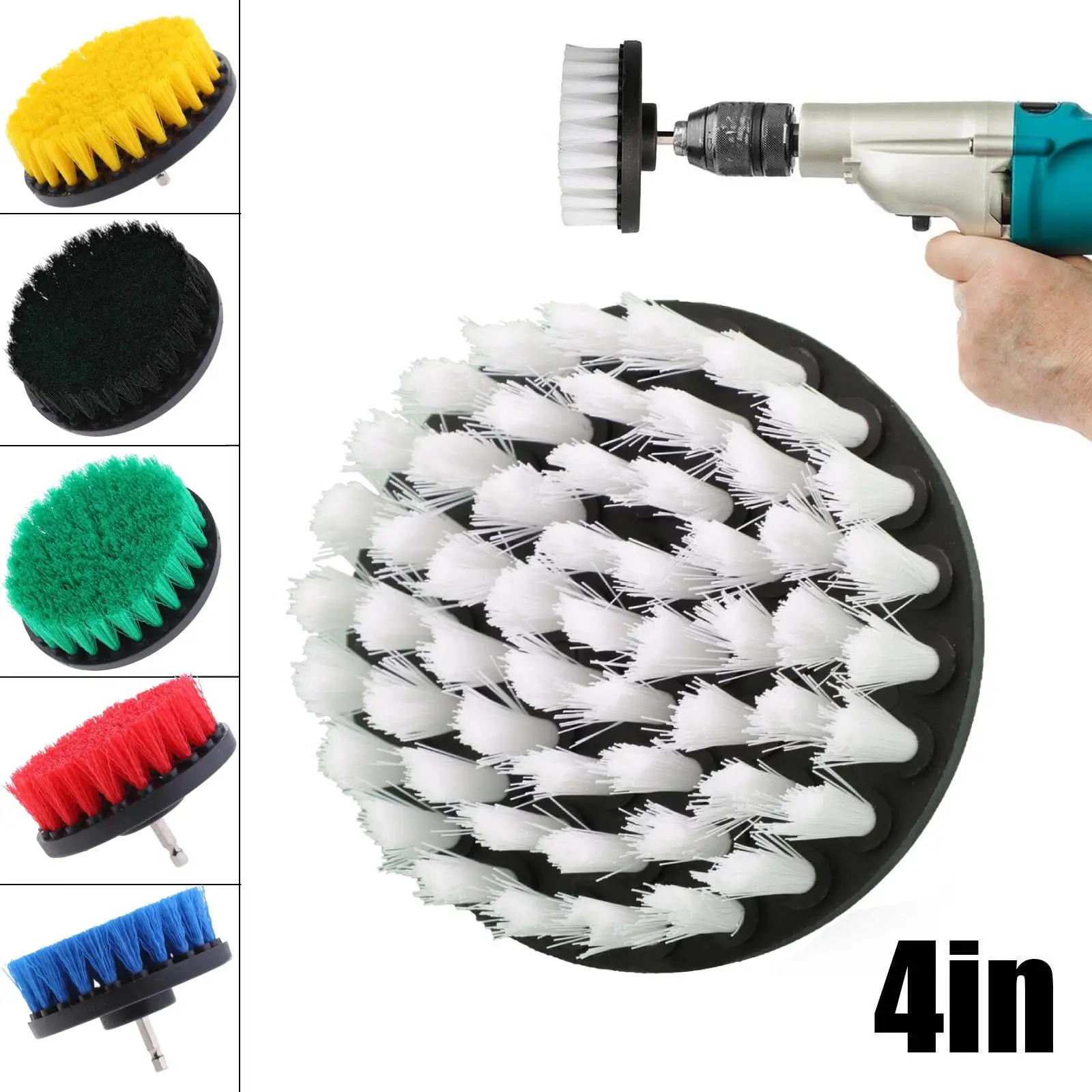 1pc 4 Inch Soft Electric Drill Brush Attachment Scrubber Wash Cleaning Brushes Tool Cleaning Carpet Leather Car Wheel Tire Glass
1pc 4 Inch Soft Electric Drill Brush Attachment Scrubber Wash Cleaning Brushes Tool Cleaning Carpet Leather Car Wheel Tire Glass