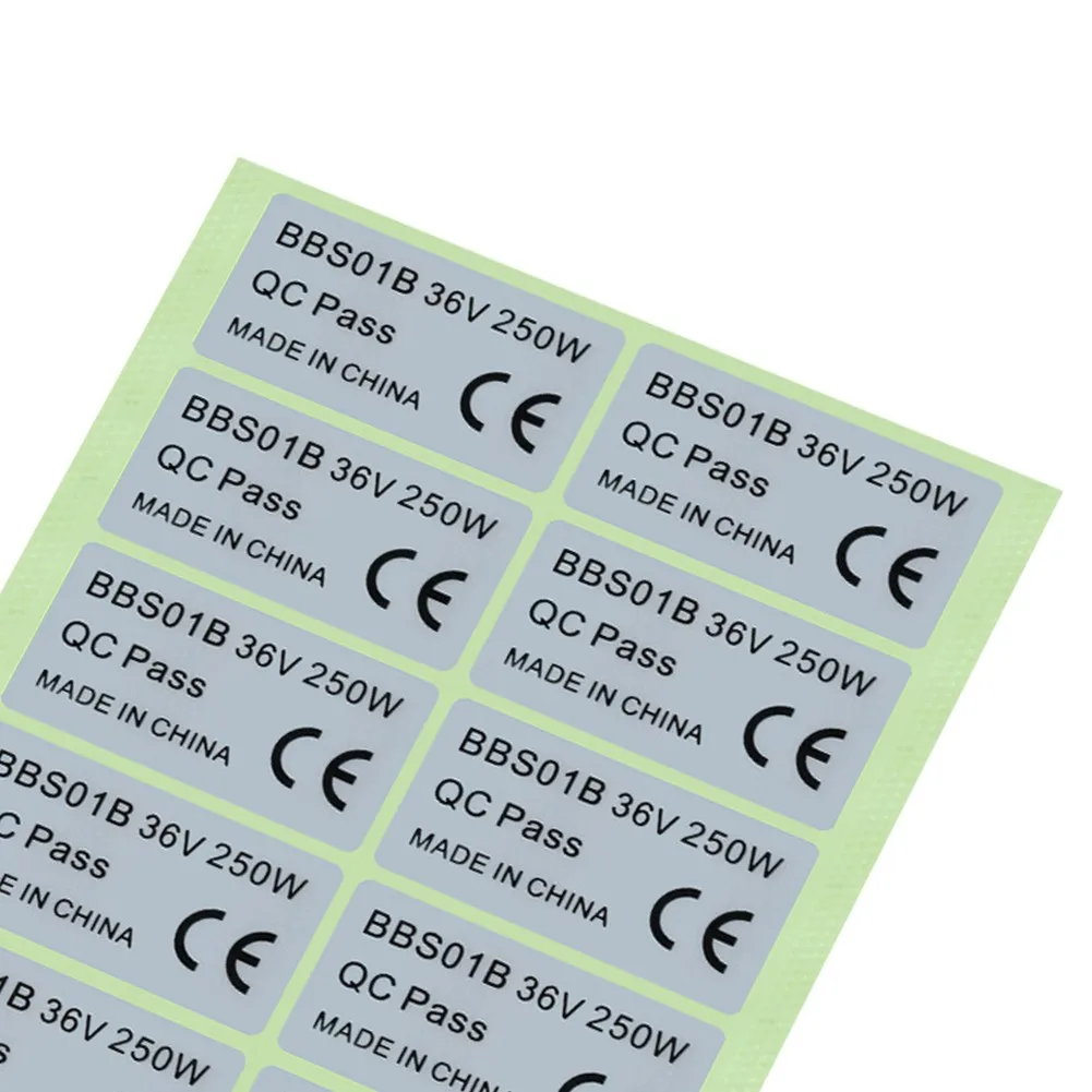 PVC Sticker Parts Silver BBS 01/BBSHD Components E-Bike E-bicycle Electric Bicycle For BAFANG 36V 250W 45x23mm
PVC Sticker Parts Silver BBS 01/BBSHD Components E-Bike E-bicycle Electric Bicycle For BAFANG 36V 250W 45x23mm