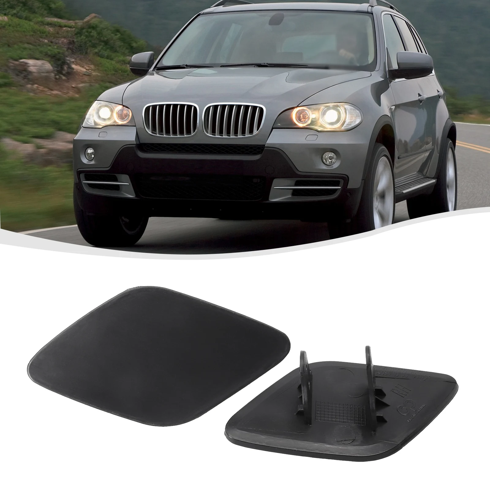 2Pcs Front L&R Headlight Washer Nozzle Cover Fits For BMW X6 E70 E71 2008-14 Automobiles Wear Parts
2Pcs Front L&R Headlight Washer Nozzle Cover Fits For BMW X6 E70 E71 2008-14 Automobiles Wear Parts