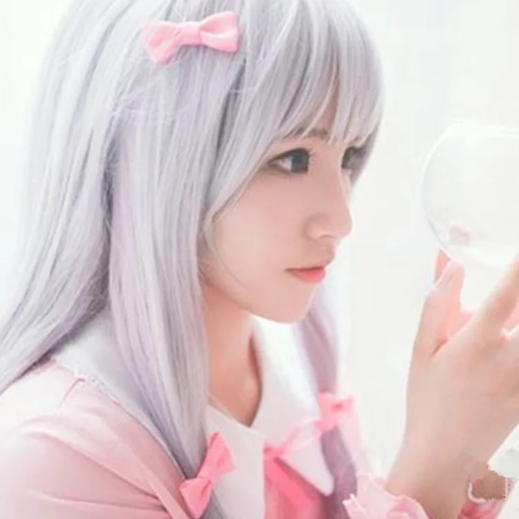 Парик Eromanga Sensei Sagiri Izumi, парики для косплея, серебристые Смешанные розовые термостойкие синтетические волосы, парик для косплея аниме
Парик Eromanga Sensei Sagiri Izumi, парики для косплея, серебристые Смешанные розовые термостойкие синтетические волосы, парик для косплея аниме