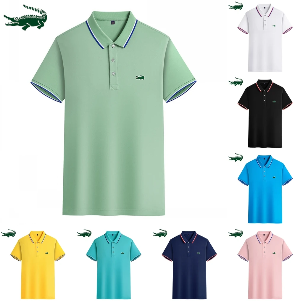 2023 New European And American Men's Short Sleeve Embroidered Business Summer Polo Shirt Fashion Loose Oversized Lapel T-shirt
2023 New European And American Men's Short Sleeve Embroidered Business Summer Polo Shirt Fashion Loose Oversized Lapel T-shirt