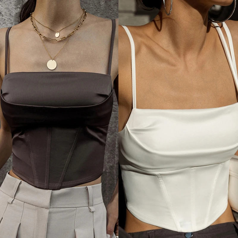 Sexy Bandage Straps Crop Top For Women Summer Outfits Elegant Backless Lace Up Cam Strap Crop Top Sexy Bodycon Sleeveless
Sexy Bandage Straps Crop Top For Women Summer Outfits Elegant Backless Lace Up Cam Strap Crop Top Sexy Bodycon Sleeveless
