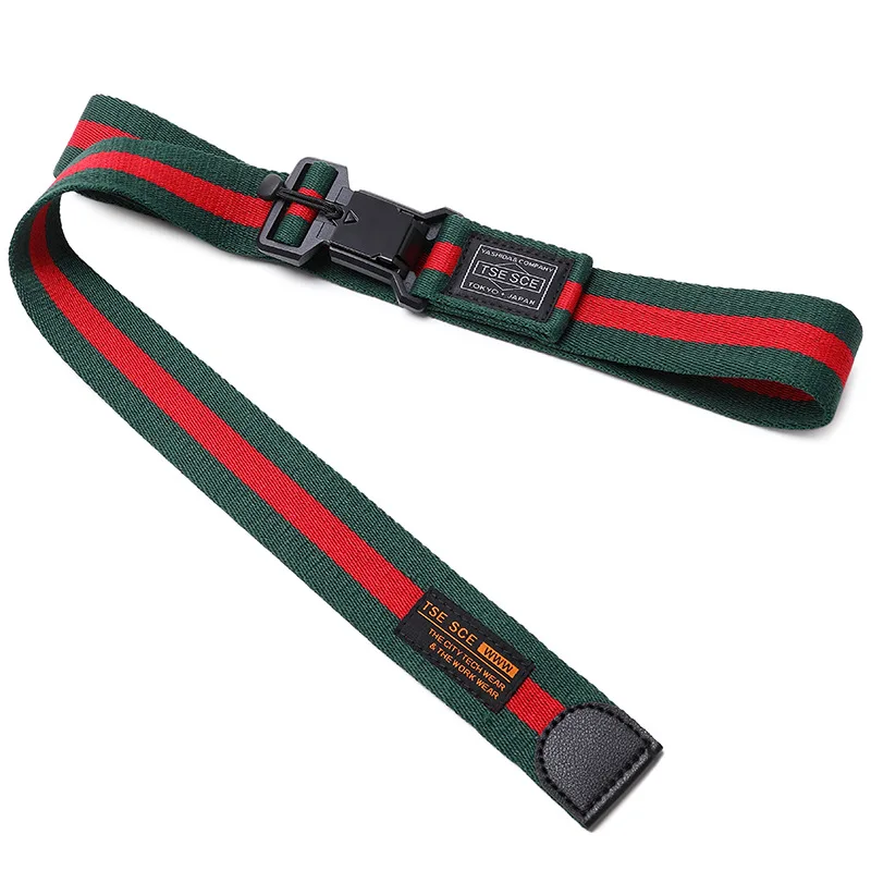 Magnet Buckle Belt Men's and Women's Fashion Versatile Tactical Function Canvas Belt Overalls Belt 3.8cm Magnetic Buckle
Magnet Buckle Belt Men's and Women's Fashion Versatile Tactical Function Canvas Belt Overalls Belt 3.8cm Magnetic Buckle