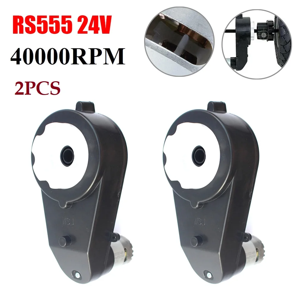 2Pcs Kids Electric Ride On Car Gearbox Electric Gearbox RS555 24V 40000RPM Replacement For Kids Car Toy Electric Motors
2Pcs Kids Electric Ride On Car Gearbox Electric Gearbox RS555 24V 40000RPM Replacement For Kids Car Toy Electric Motors