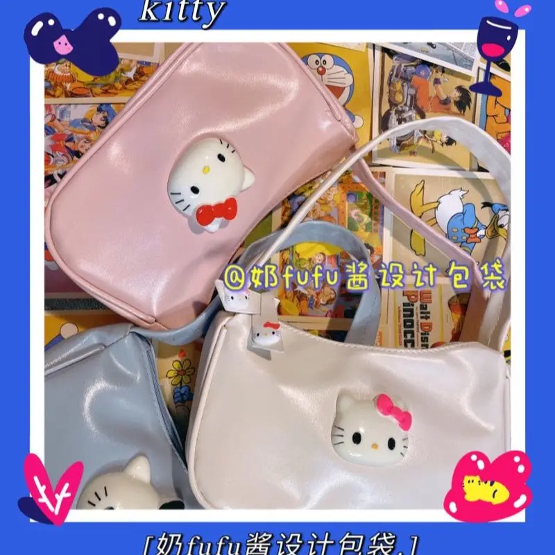 Милый Sanrio Kawaii, Сумочка Hello Kitty, Подмышечная сумка, универсальные Разноцветные сумки для девочек, рождественский подарок для детей
Милый Sanrio Kawaii, Сумочка Hello Kitty, Подмышечная сумка, универсальные Разноцветные сумки для девочек, рождественский подарок для детей