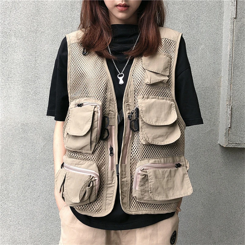 Summer Quick-Drying Breathable Mesh Vest Men Photographer Sleeveless Jacket Multi-Pockets Outdoors Hiking Fishing Hunting Vest
Summer Quick-Drying Breathable Mesh Vest Men Photographer Sleeveless Jacket Multi-Pockets Outdoors Hiking Fishing Hunting Vest