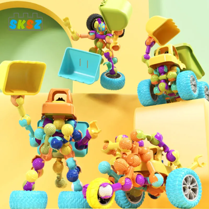 New Engineering Vehicle Car Children's Toy Large-Particle Skeleton Building Blocks Diy Assembly Bricks Toys Gift for Boys Girls
New Engineering Vehicle Car Children's Toy Large-Particle Skeleton Building Blocks Diy Assembly Bricks Toys Gift for Boys Girls