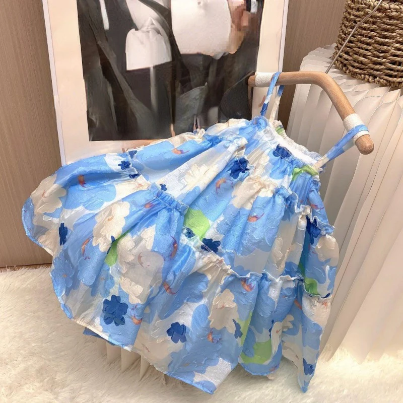 Baby Girls Dresses 2023 Kids Summer Princess Dress Suspender Floral Print Clothes Sweet Children Party Dress Outfit
Baby Girls Dresses 2023 Kids Summer Princess Dress Suspender Floral Print Clothes Sweet Children Party Dress Outfit