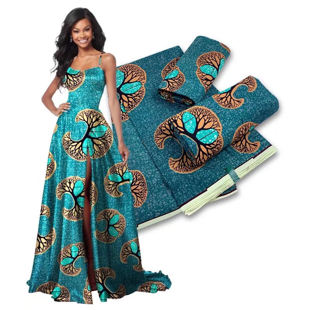 6Yards Ankara African Batik Fabric Veritable Print Wax Patchwork Sewing Dress Craft DIY Material Accessory 100% Cotton Loincloth
6Yards Ankara African Batik Fabric Veritable Print Wax Patchwork Sewing Dress Craft DIY Material Accessory 100% Cotton Loincloth